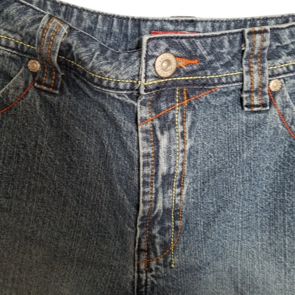Faded Glory Denim Shorts Size 14 Ladies 100% Cotton - Picture 4 of 12